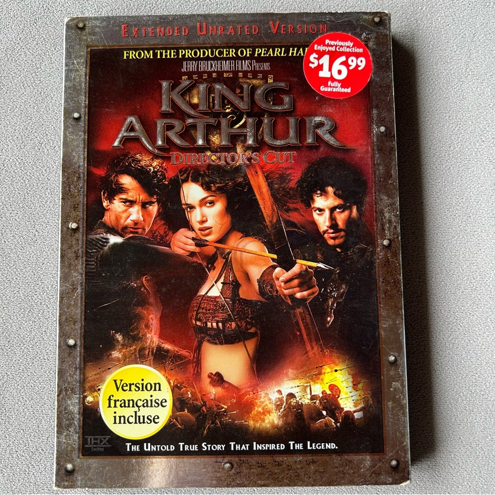 3 for $15 ~ King Arthur ~ Clive Owen Keira Knightley Stellan Skarsgard ~ DVD
